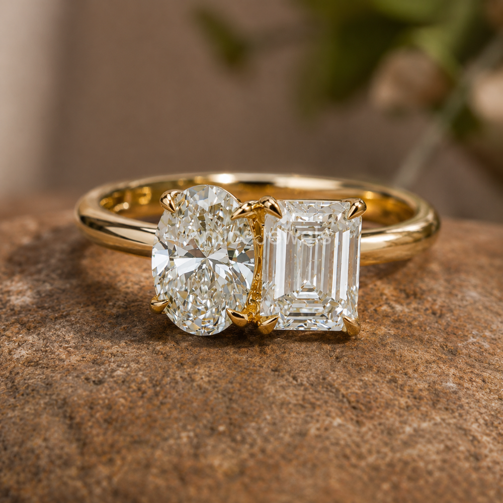 Oval & Emerald Cut Rings
