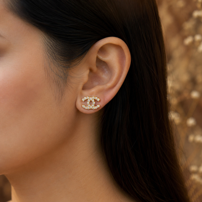 Elegant C Design Earrings