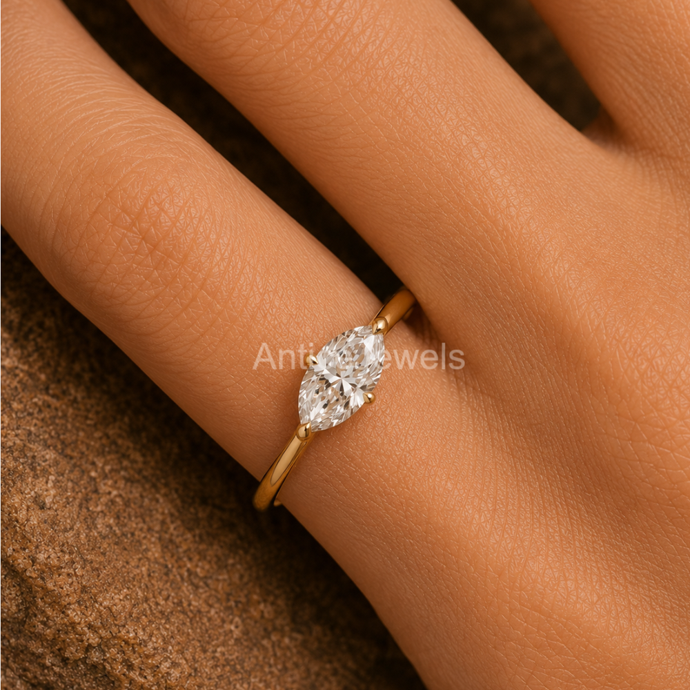 Elegant Marquise Cut Rings
