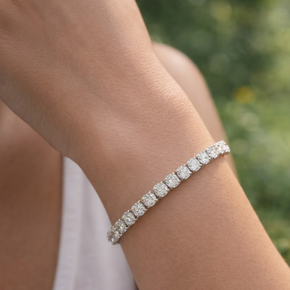 Sparkling Solitaire Bracelet